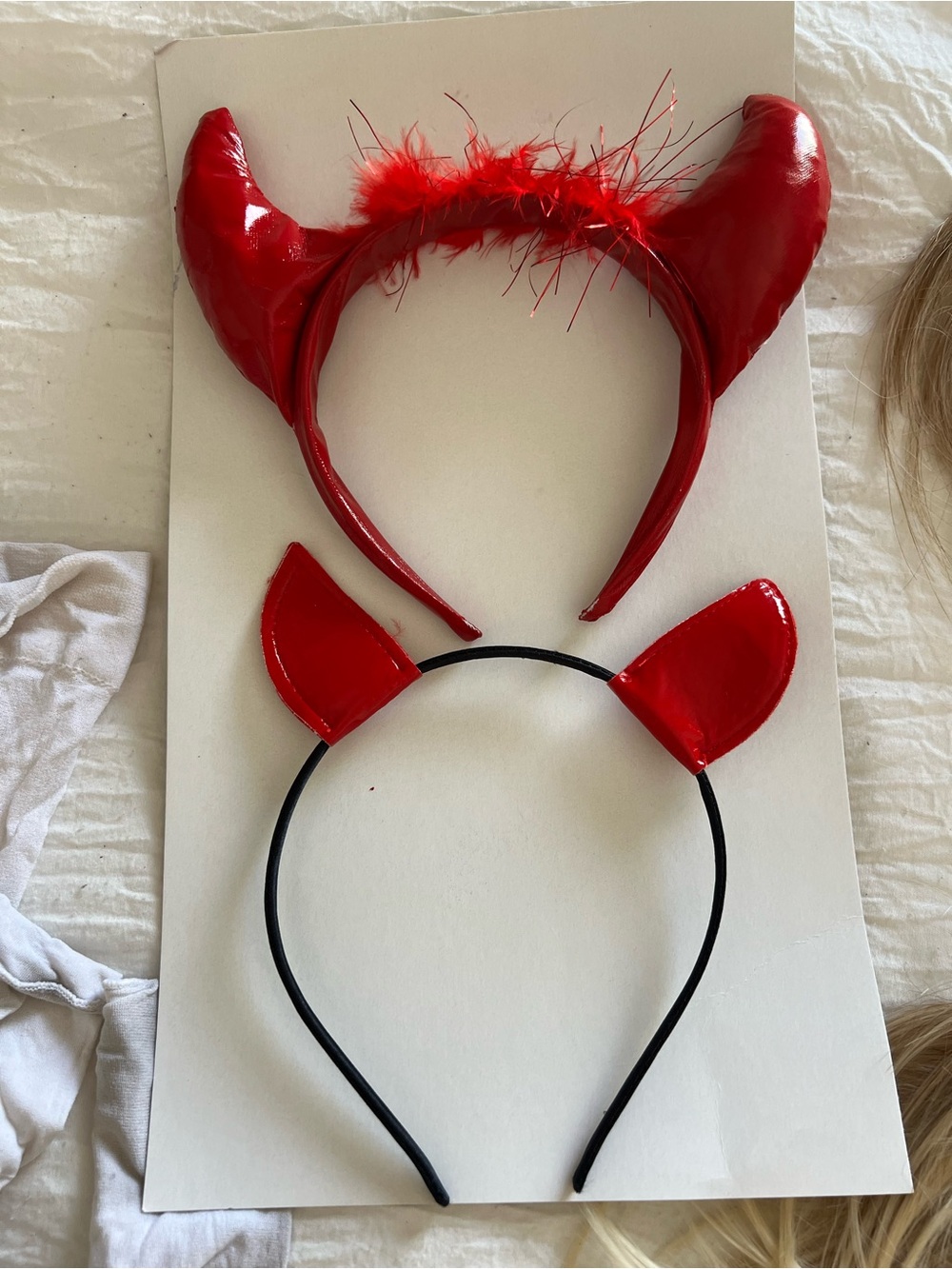 Red Devil Horns Headband Kids Costume Accessory
